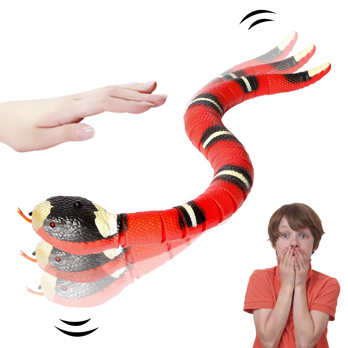 Amazon.com: Gawertoy Induction Snake Toy for Kids Pets, 16